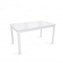 ГРАНД G тол раздвижной со стеклом Optiwhite Белый/Белый